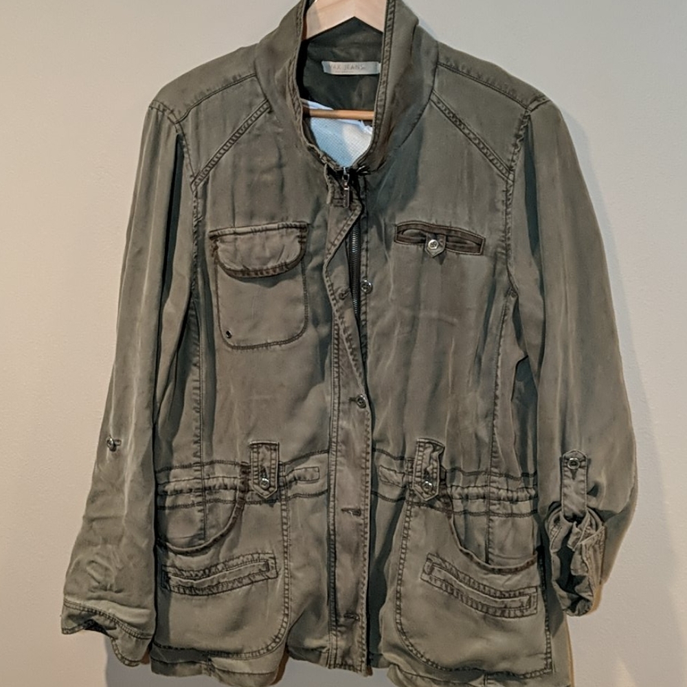 Max Jeans Green Utility Jacket